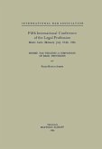 Fifth International Conference of the Legal Profession Monte Carlo (Monaco) July 19-24, 1954 (eBook, PDF)