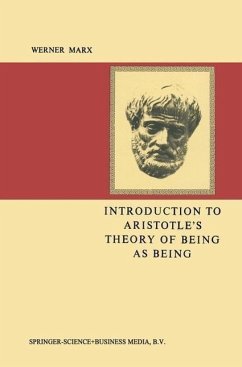 Introduction to Aristotle's Theory of Being as Being (eBook, PDF) - Marx, August
