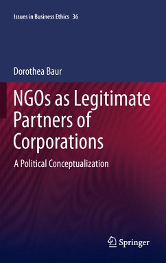 NGOs as Legitimate Partners of Corporations (eBook, PDF) - Baur, Dorothea