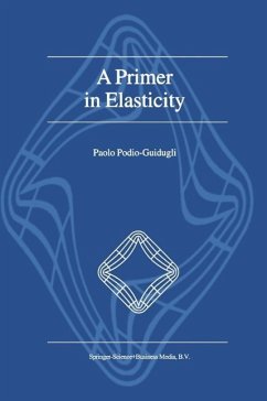 A Primer in Elasticity (eBook, PDF) - Podio-Guidugli, P.