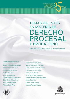Cover Temas vigentes en materia de derecho procesal y probatorio (eBook, PDF)