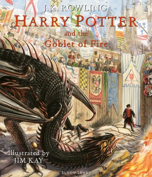 Harry Potter and the Goblet of Fire. Illustrated Edition von J. K. Rowling  - englisches Buch - bücher.de