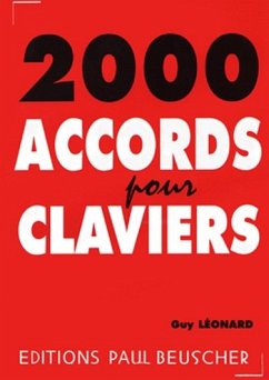 Cover Leonard, Guy Accords (2000) Clavier Partition