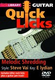 Melodic Shredding Style Steve Vai Key E lydian DVD-Video Lick Library Quick Licks