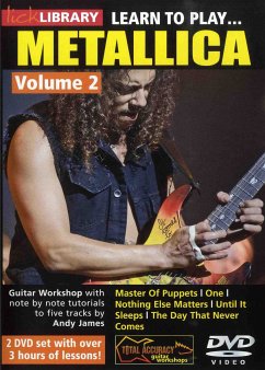 Learn to play Metallica vol.2 DVD-Video lick library