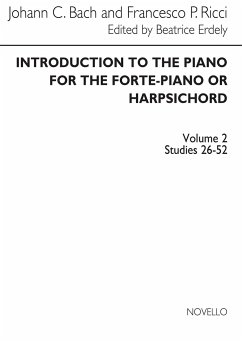 Cover F. P. Ricci_Johann Sebastian Bach, Introduction To The Piano Volume Tw Harpsichord, Piano Buch