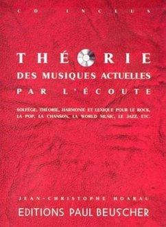 Cover Hoarau, Jean-Christophe Théorie des musiques actuelles par l'écoute Théorie musicale Partition + CD