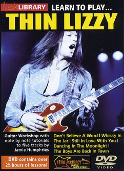 Learn to play thin Lizzy DVD-Video Humphries, Jamie, Tracks