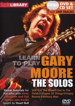 Learn to play Gary Moore - The Solos DVD +CD