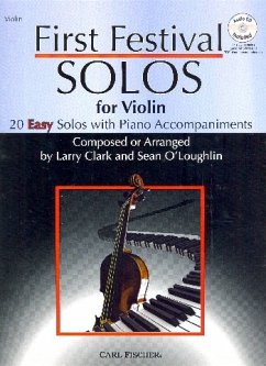 Cover First Festival Solos (+MP3-CD) for violin and piano (violin with printable piano accompaniment)