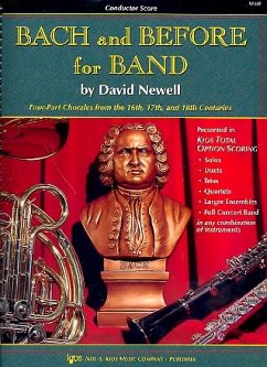 Cover Bach and before 19 Choräle für Bläser Direktion