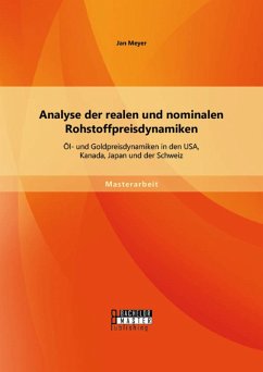 Cover Analyse der realen und nominalen Rohstoffpreisdynamiken: Öl- und Goldpreisdynamiken in den USA, Kanada, Japan und der Schweiz (eBook, PDF)