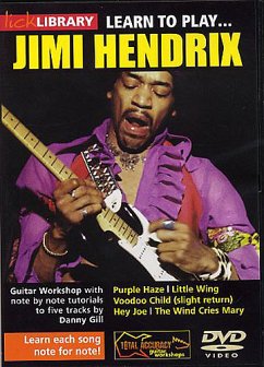 Learn to play Jimi Hendrix DVD-Video Gill, Danny, Tracks