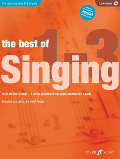 Cover Best of Singing Grades 1-3 (+CD) for low voice and piano