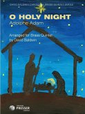 Adolphe Adam O Holy Night 2 Trompeten, Horn, Posaune und Tuba Partitur und Stimmen