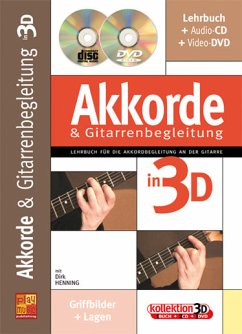 Cover Akkorde und Gitarrenbegleitung in 3D (+CD +DVD) für Gitarre