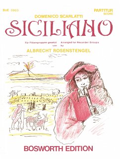 Cover Siciliano für Blockflöten-Gruppen Partitur und Stimmen