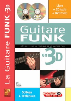 Cover Bruno Tauzin, Guitare Funk En 3D Guitar Gitarre Buch + CD + CD-ROM