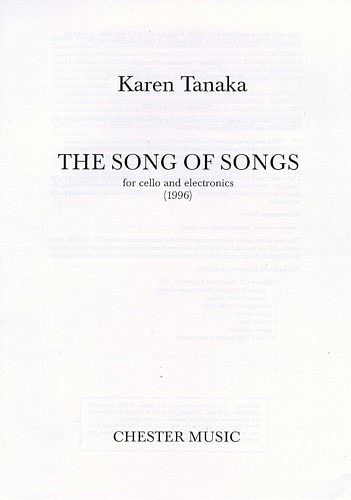 The Song of Songs for violoncello and electronics score The Song of Songs for violoncello and electronics score
