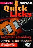 Quick Licks - Technical Shredding - Style of Paul Gilbert - A harmonic Minor : DVD