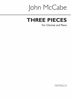 Cover 3 pieces for clarinet and piano