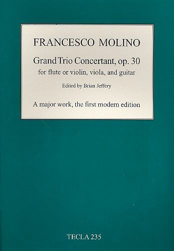 Grand Trio Concertanto op.30 for flute (vl), viola and guitar score and parts
