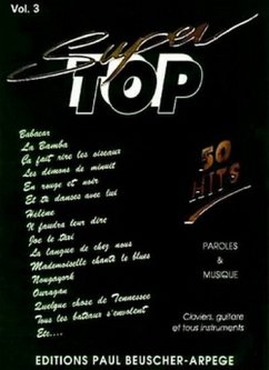 Cover Super Top n°3 Chant et accompagnement Partition