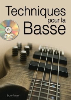 Cover Bruno Tauzin, Techniques pour la basse Gitarre Buch + DVD