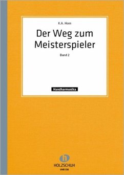 Cover Der Weg zum Meisterspieler Band 2 Melodische Etüden für Handharmonika