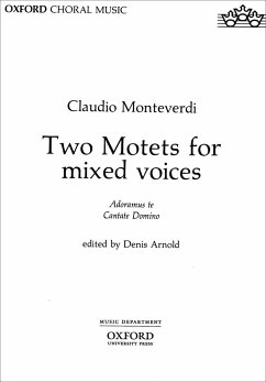 2 Motets for mixed chorus a cappella score