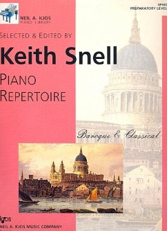 Cover Piano Repertoire Baroque &Classical - preparatory Level