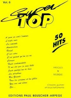 Cover Super Top n°6 Chant et accompagnement Partition