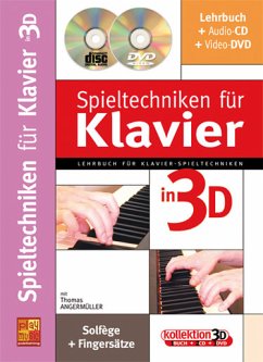 Cover Spieltechniken für Klavier in 3D (+CD +DVD)