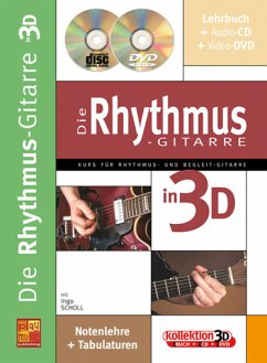 Cover Die Rhythmus-Gitarre in 3D (+CD +DVD): für Gitarre/Tabulatur