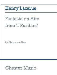 Cover Fantasia on Airs from I Puritani for clarinet and piano Bradbury, Colin, ed
