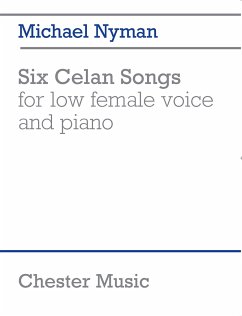 Cover 6 Celan Songs for low female voice and piano