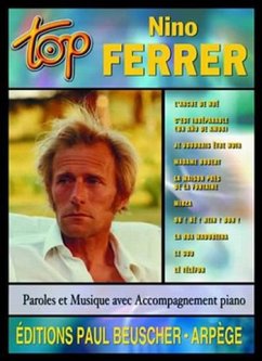 Cover Top Nino Ferrer: Songbook chant, guitare ou piano