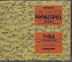 Orchester Probespiel CDs für Tuba und Kontrabasstuba CD Orchesterbegleitung zur Solostimme
