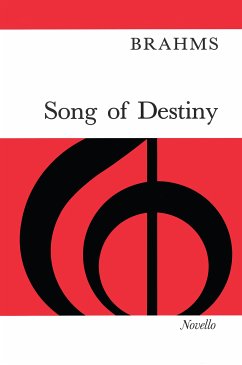Cover Johannes Brahms, Song Of Destiny SATB and Piano Buch