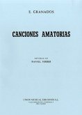 Canciones amatorias for voice and piano