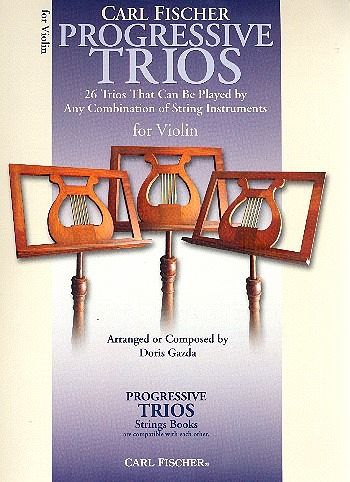Progressive Trios for string instruments violin score