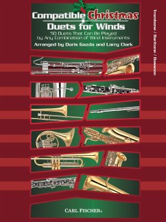 Compatible Christmas Duets for wind instruments trombone (baritone/bassoon) score