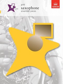 Cover Gold saxophone ensemble pieces score music medals