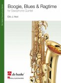 Boogie Blues Ragtime für 5 Saxophone Partitur und Stimmen