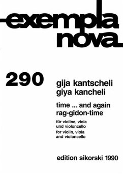 Cover Time and again und Rag-Gidon-Time für Violine, Viola und Violoncello Partitur und Stimmen