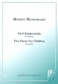 Cover 5 Kinderstücke für Klavier