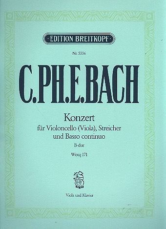 Konzert für Violoncello und Orchester für Viola und Klavier Konzert für Violoncello und Orchester für Viola und Klavier