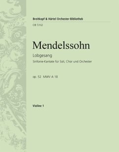 Sinfonie Nr.2 op.52 für gem Soli, gem Chor, Orchester und Orgel Violine 1