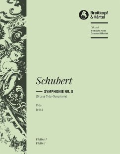 Cover Sinfonie C-Dur Nr.8 D944 für Orchester Violine 1