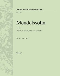 Cover Elias op.70 für Soli, Chor und Orchester Violine 1